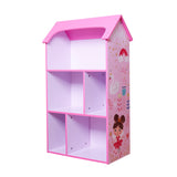 Детска Дървена Етажерка За Съхранение На Играчки И Книжки - Къщичка Dreams --- BebeMama