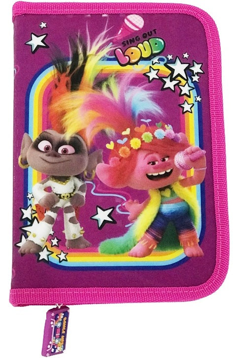 Несесер Тролчетата 21 Х15 Х 4 С 1 Цип С 2 Отделения С Места За 43 Химикала И Молива 3 Места Да Линия Острилка И Гума - Детски Раници - Thesmileofyourbaby - BebeMama