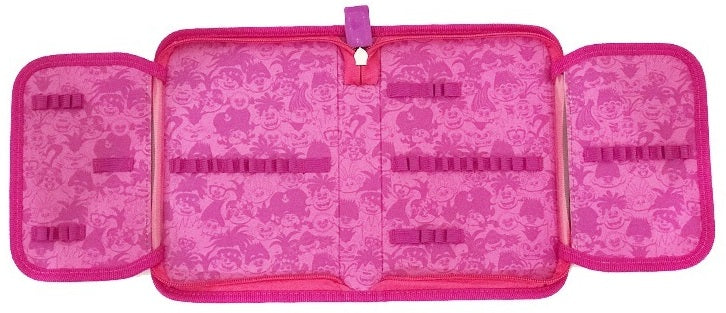 Несесер Тролчетата 21 Х15 Х 4 С 1 Цип С 2 Отделения С Места За 43 Химикала И Молива 3 Места Да Линия Острилка И Гума --- BebeMama