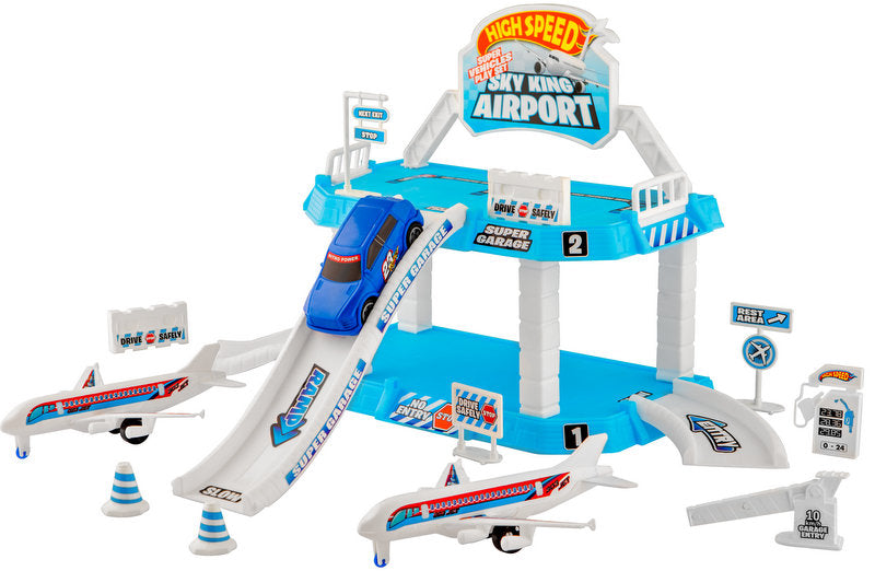 Летище 2 Етажа Със Самолети 42Х29Х5 --- BebeMama