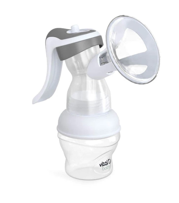 Ръчна Помпа За Кърма Flexzone +6 Броя Подплънки Vital Baby --- BebeMama