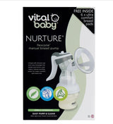 Ръчна Помпа За Кърма Flexzone +6 Броя Подплънки Vital Baby --- BebeMama