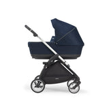 Бебешка Количка 4 В 1 Inglesina System Quattro Electa Darwin Infant Recline - Soho Blue/Silver Black --- BebeMama
