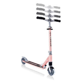 Алуминиева Сгъваема Тротинетка За Деца Flow Element Comfort Lights – Розово Злато --- BebeMama