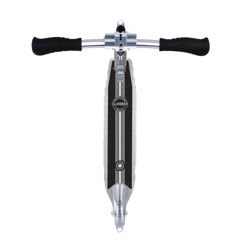 Алуминиева Сгъваема Тротинетка За Деца Flow Element Comfort Lights – Сребърна --- BebeMama