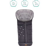 Зимно Чувалче За Детска Количка Fillikid Askja Big - Dark Grey Melange --- BebeMama