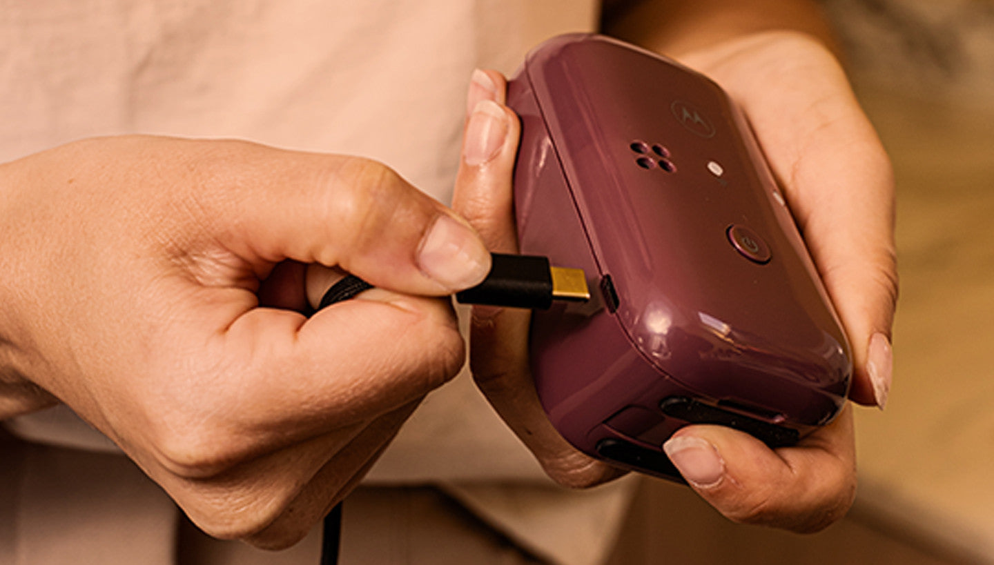 Аудио Бебефон Motorola Pip12 Преносим, Лилав --- BebeMama