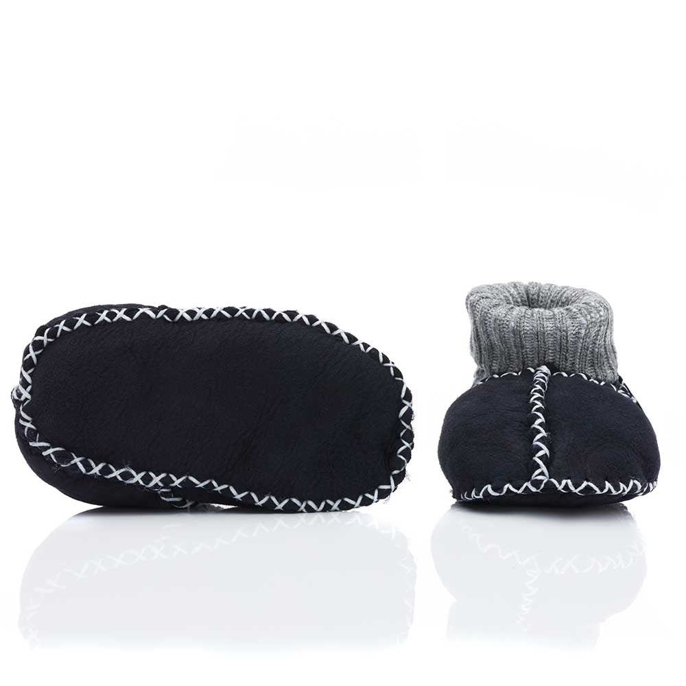 Бебешки Обувки От Овча Кожа Fillikid Размер 19/20 - Navy --- BebeMama