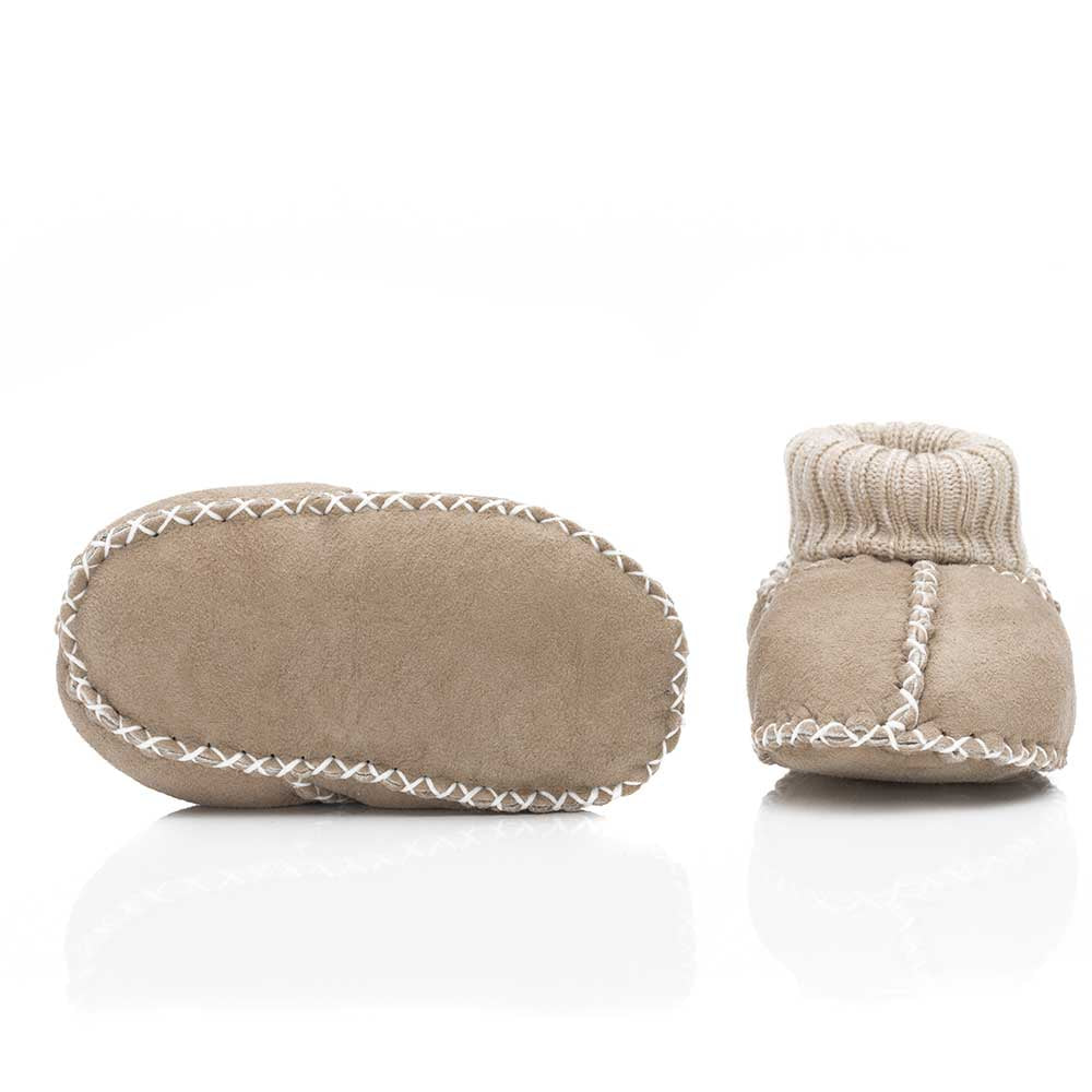 Бебешки Обувки От Овча Кожа Fillikid Размер 21/22 - Nature --- BebeMama