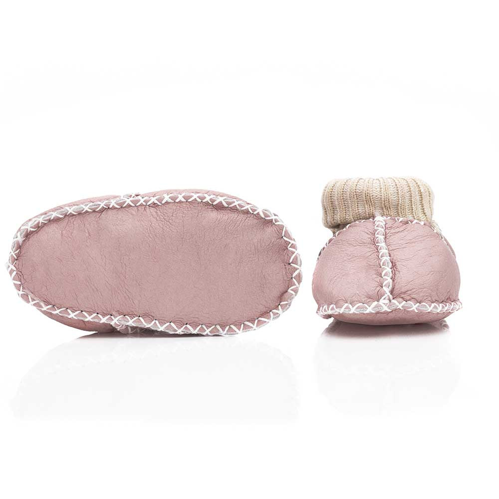 Бебешки Обувки От Овча Кожа Fillikid Размер 21/22 - Pink --- BebeMama