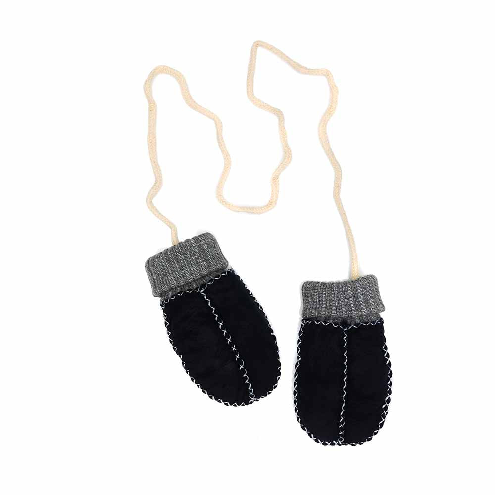 Бебешки Ръкавици От Овча Кожа Fillikid Размер 1 - Navy - Шалове И Ръкавички - Fillikid - BebeMama