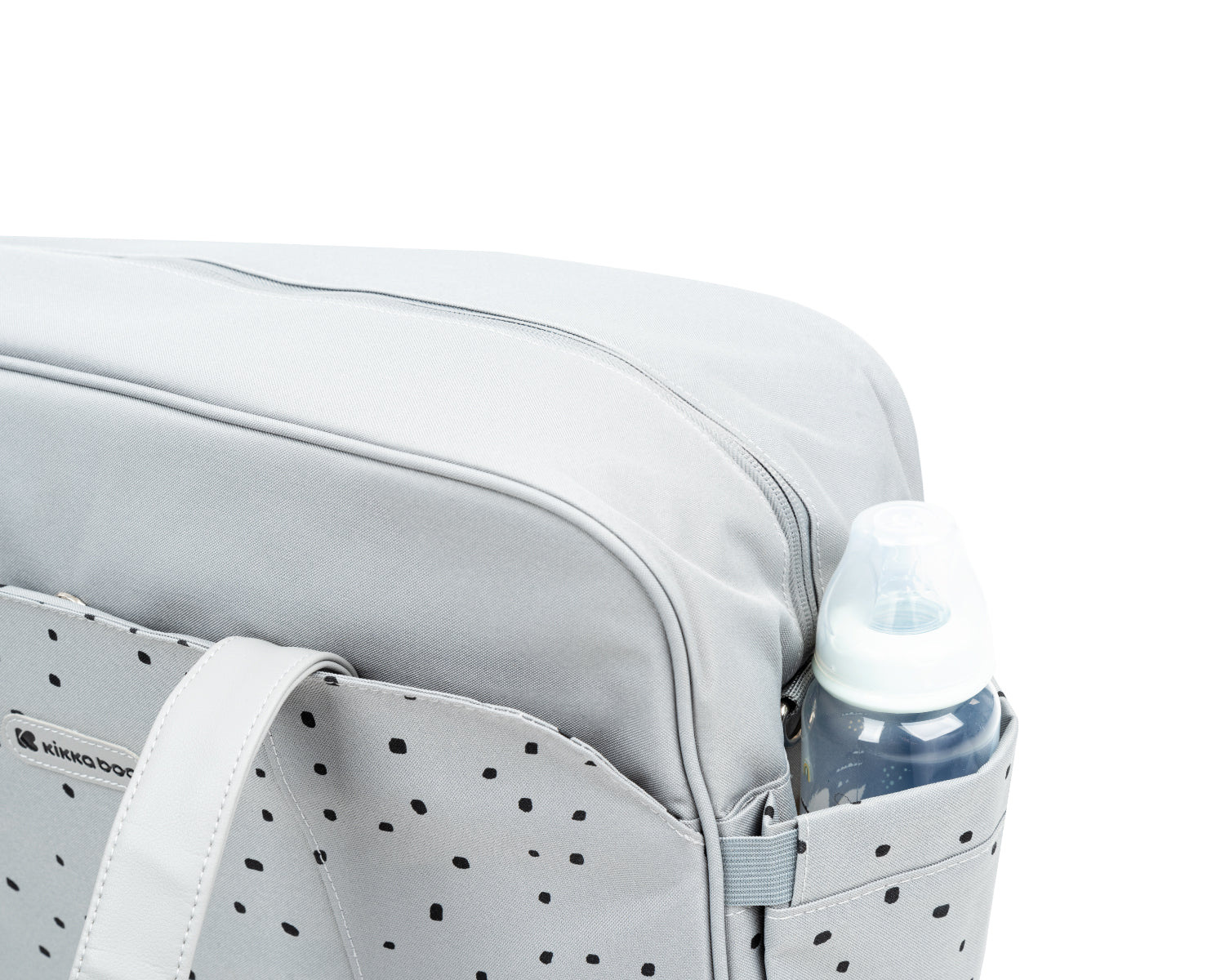 Чанта Chelsea Dots Grey --- BebeMama