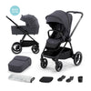 Бебешка Количка Kinderkraft Nea 2В1 Nea, Deep Grey - Комбинирани Колички - KinderKraft - BebeMama