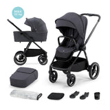 Бебешка Количка Kinderkraft Nea 2В1 Nea, Deep Grey - Комбинирани Колички - KinderKraft - BebeMama