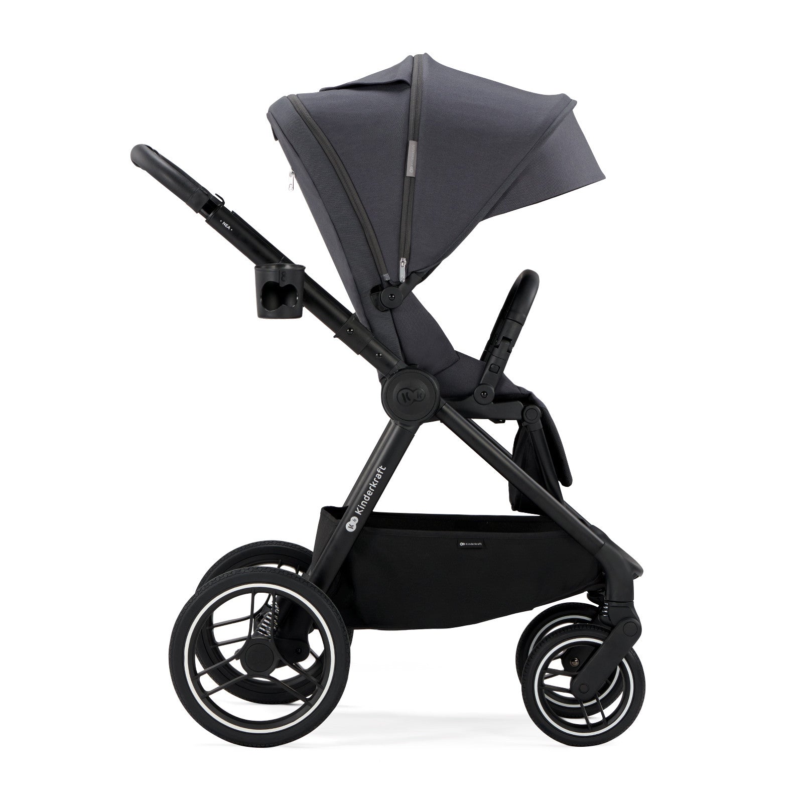 Бебешка Количка Kinderkraft Nea 2В1 Nea, Deep Grey --- BebeMama