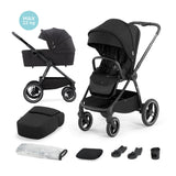 Бебешка Количка Kinderkraft Nea 2В1 Nea, Midnight Black - Комбинирани Колички - KinderKraft - BebeMama