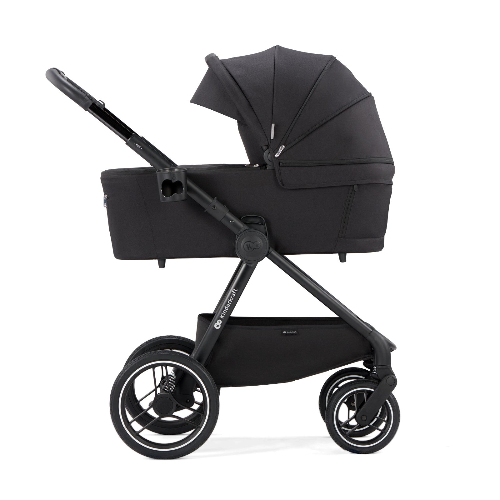 Бебешка Количка Kinderkraft Nea 2В1 Nea, Midnight Black --- BebeMama