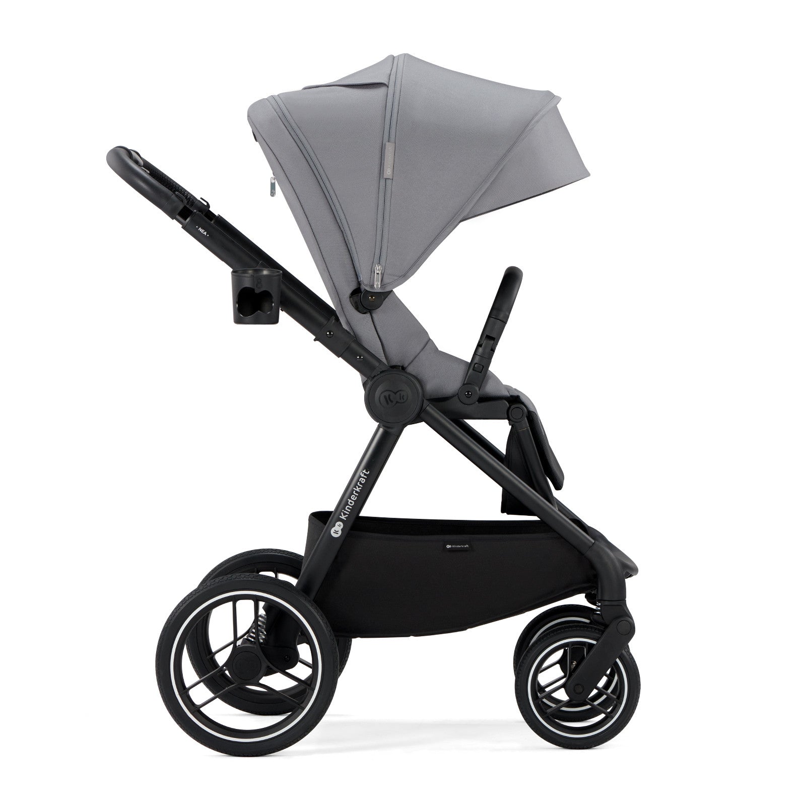 Бебешка Количка Kinderkraft Nea 2В1 Nea, Platinium Grey --- BebeMama