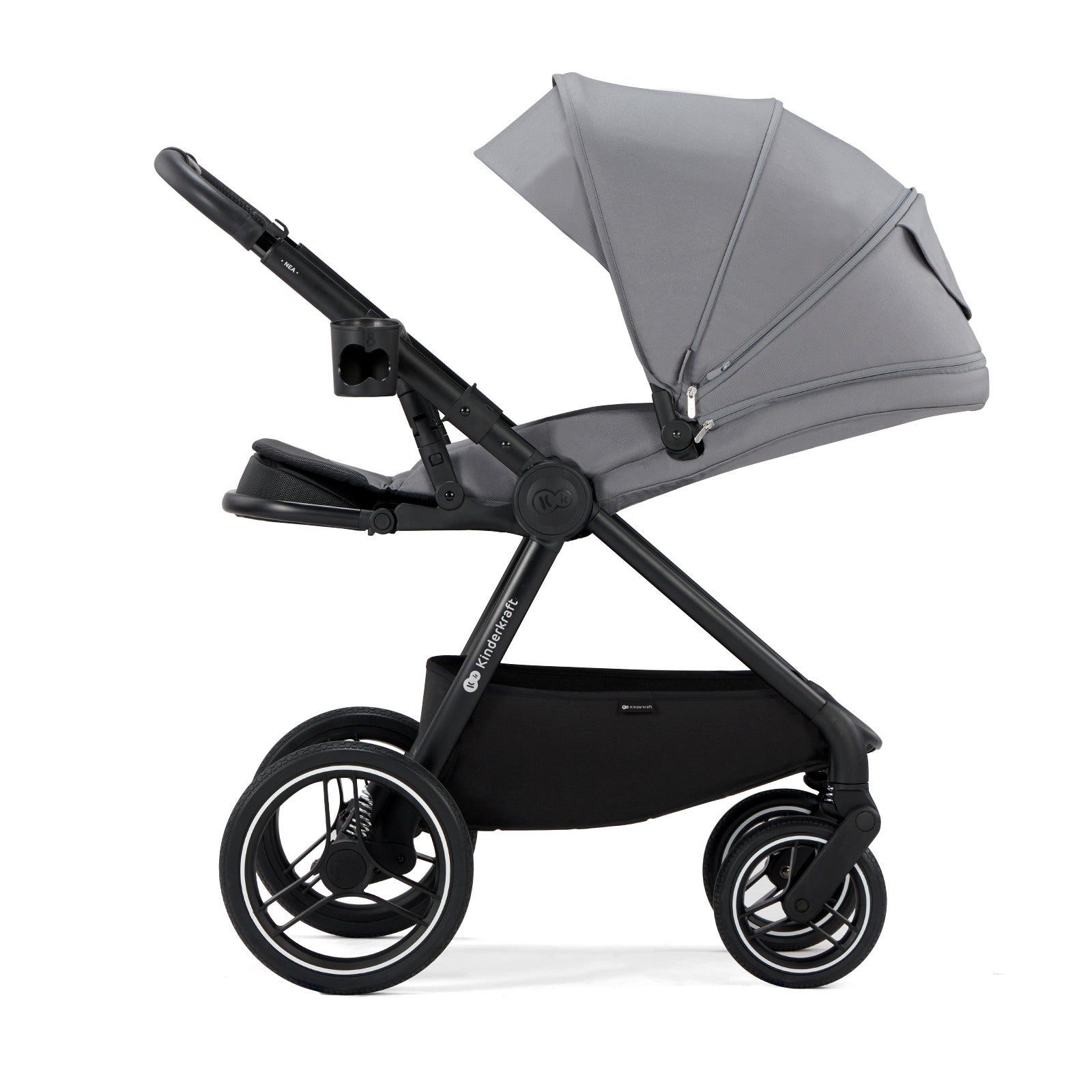 Бебешка Количка Kinderkraft Nea 2В1 Nea, Platinium Grey --- BebeMama