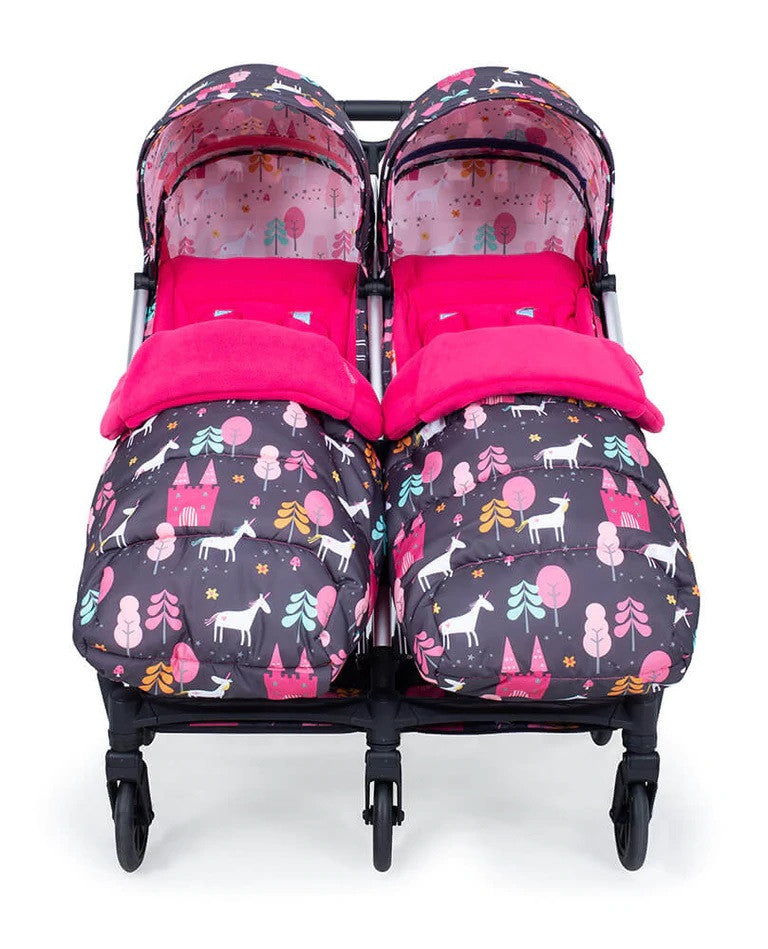 Бебешка количка за близнаци Cosatto Woosh Double UNICORN LAND --- BebeMama