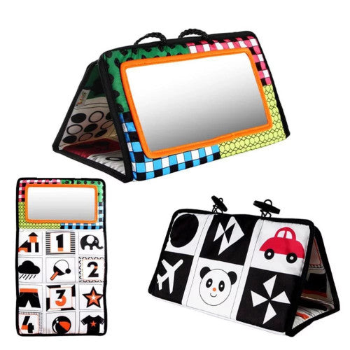 Мека Бебешка Играчка С Картинки И Огледало 1 - Играчки За Бебета - Smartbaby - BebeMama