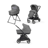 Бебешка Количка 2 В 1 Inglesina System Duo Electa - Chelsea Grey/Black - Комбинирани Колички - Inglesina - BebeMama