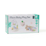 Бебешки Дървен Комплект От Сортери И Дрънкалки В Пастелни Цветове --- BebeMama
