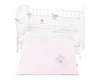 Бебешки Спален Комплект С Бродерия 2 Части Eu Style 60/120 Dream Big Pink - Спални Комплекти - Kikkaboo - BebeMama