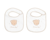 Сет 2 Бр. Лигавник Тери+Пике Dream Big Beige - Лигавници - Kikkaboo - BebeMama