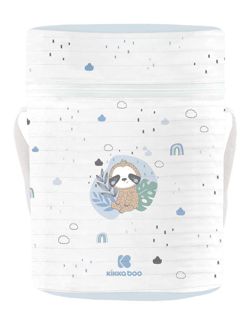 Термоизолатор За Две Шишета Savanna Син - Шишета За Хранене - Kikkaboo - BebeMama