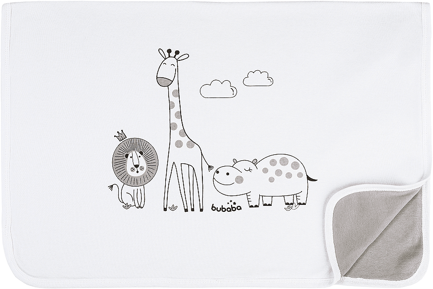 Двулицево Памучно Одеяло - Сафари 70Х90 См. - Одеяла - Bubaba - BebeMama