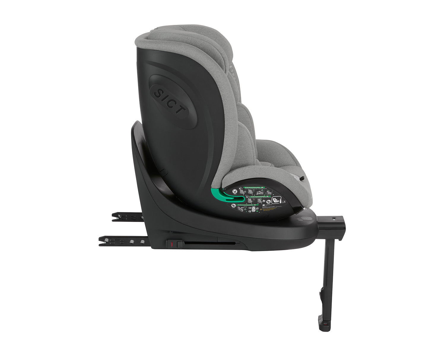 Стол За Кола 40-150 См I-Twist I-Size Light Grey --- BebeMama