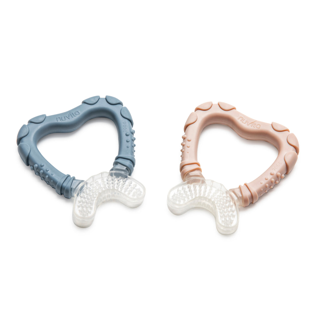 Чесалка/Гризалка Nuvita 7006 Powder Син --- BebeMama