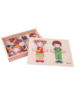 Дървен Пъзел С Дрехи - Пъзели - Classic World - BebeMama