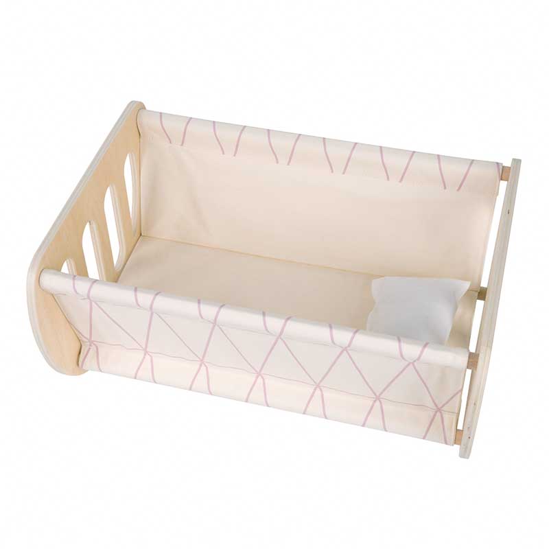 Дървено Легло - Люлка 2 В 1 За Кукли --- BebeMama