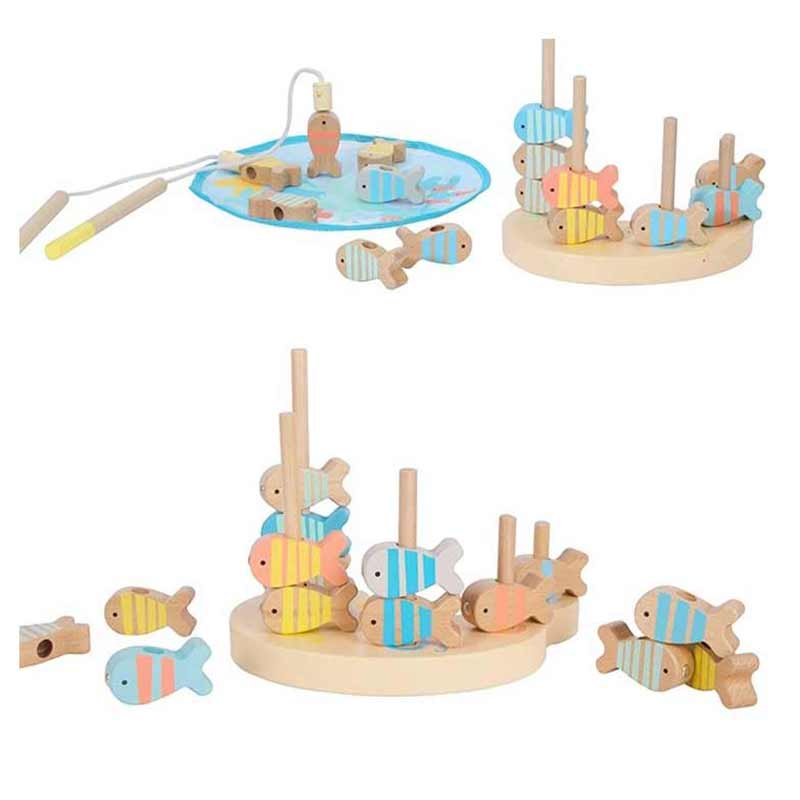 Детска Дървена Играчка - Риболов --- BebeMama