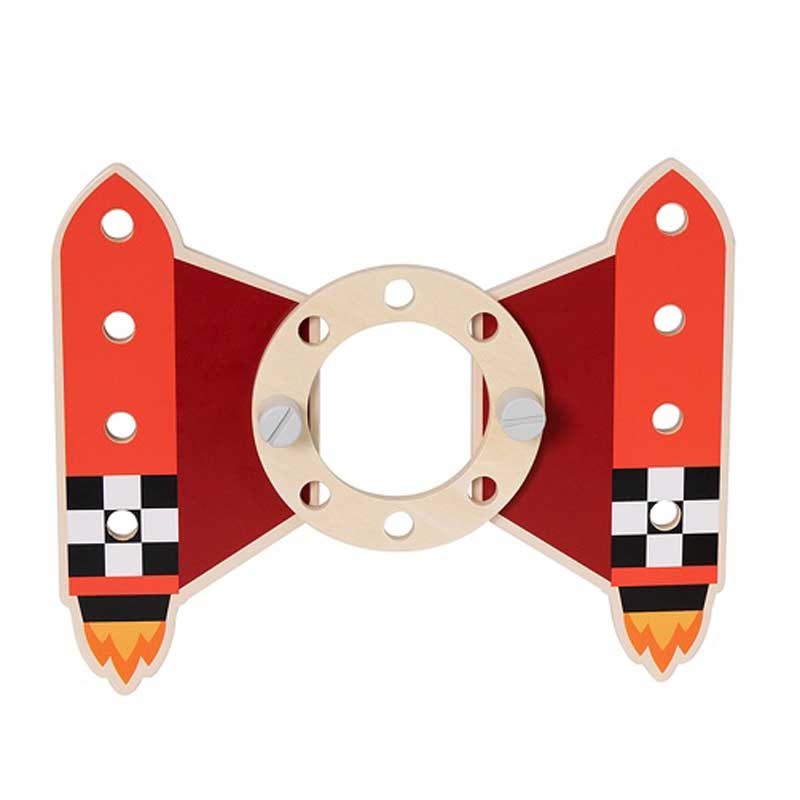 Детска Дървена Работна Маса - Ракета --- BebeMama