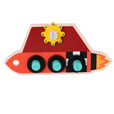 Детска Дървена Работна Маса - Ракета --- BebeMama