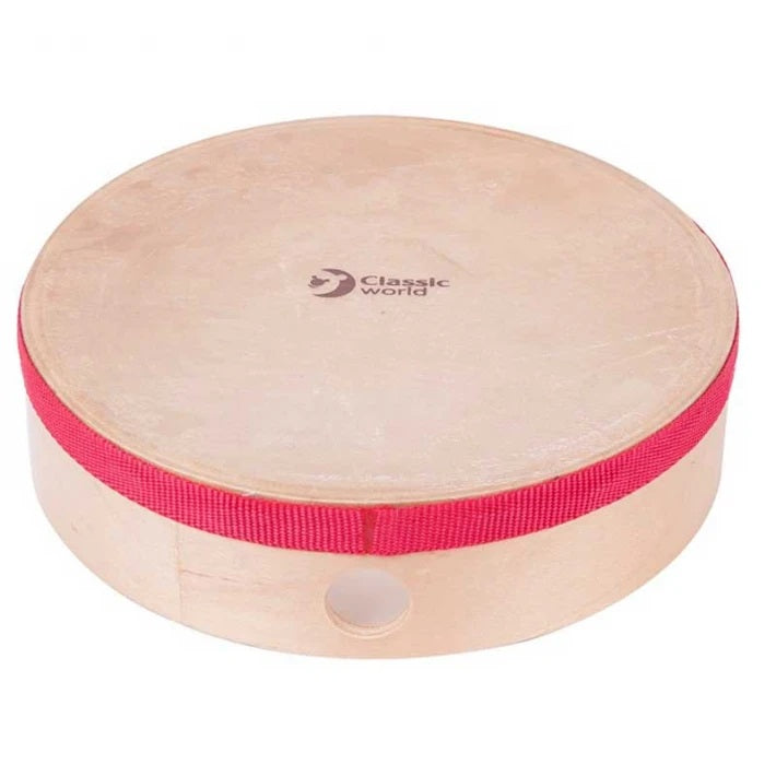 Детска Дървена Тамбурина 20 См - Дървени Играчки - Classic World Educational - BebeMama