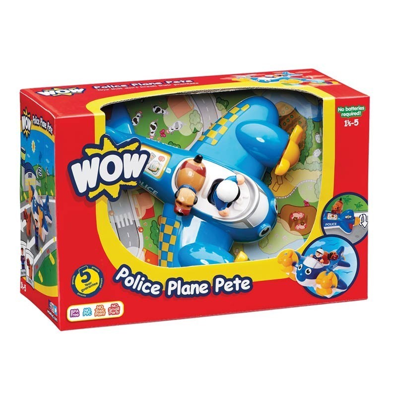 Детска Играчка - Полицейски Самолет Пийт --- BebeMama