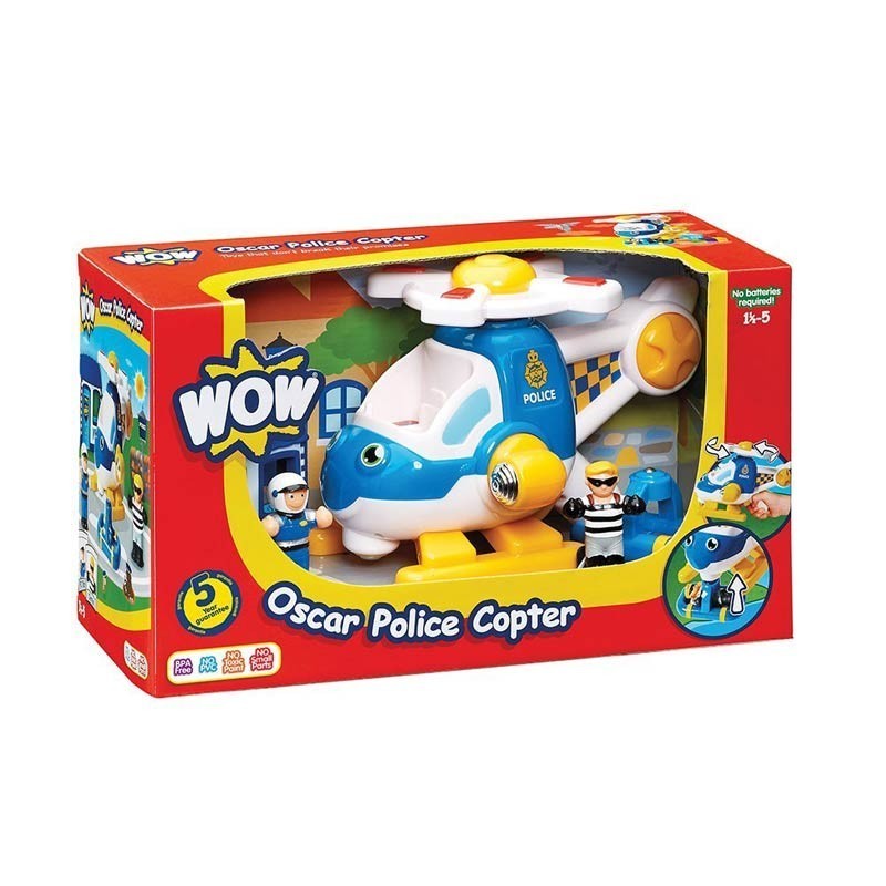 Детска Играчка - Полицейския Хеликоптер На Оскар --- BebeMama