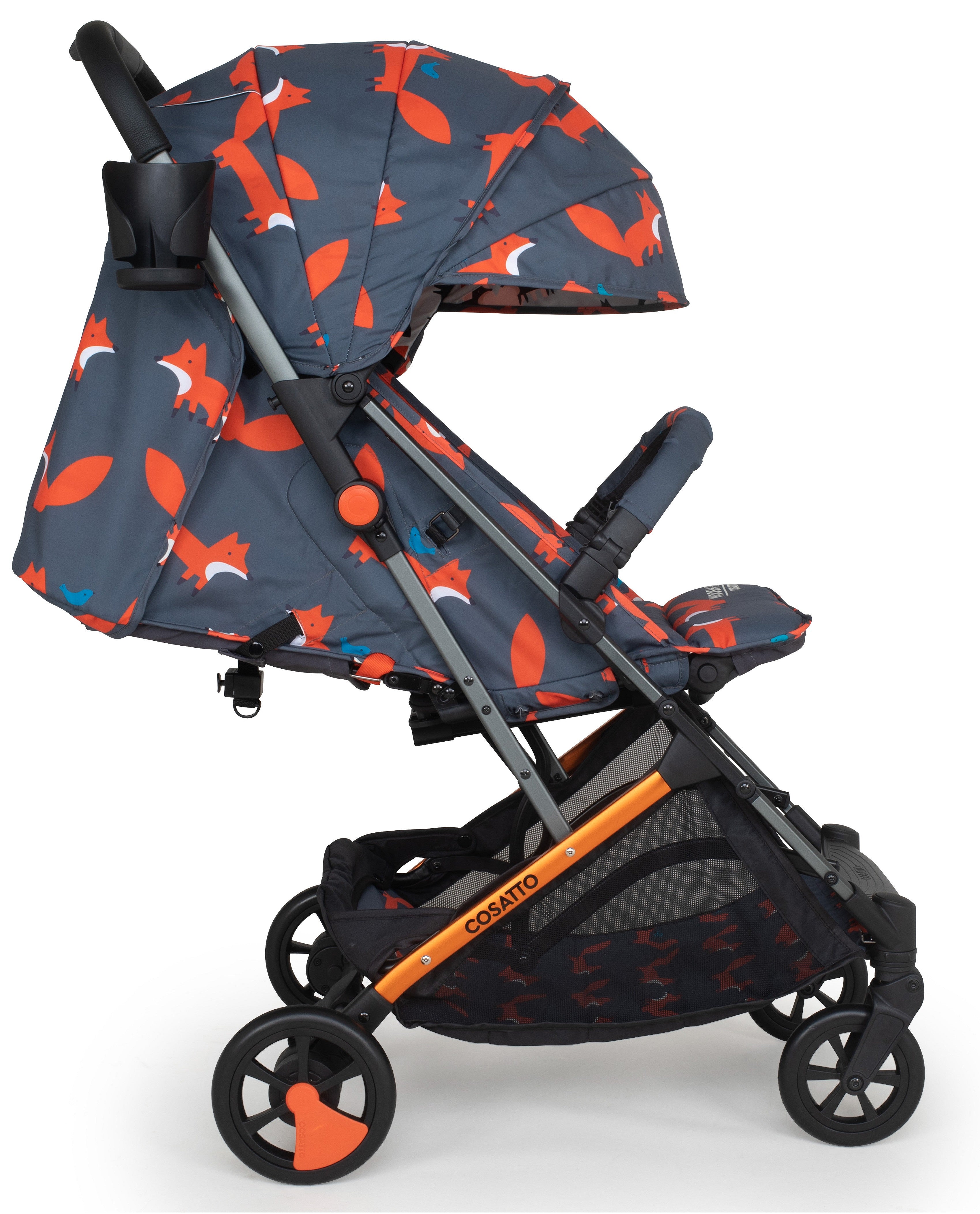 Детска количка Cosatto Woosh3 CT5056, Charcoal Mister Fox --- BebeMama