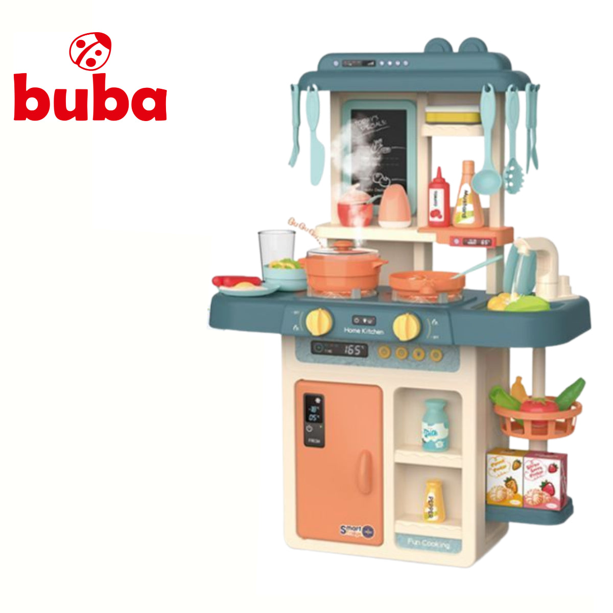 Детска Кухня Buba Home Kitchen, 42 Части, 889-167, Сива - Кухни И Готварски Пособия - Buba - BebeMama