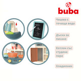 Детска Кухня Buba Home Kitchen, 42 Части, 889-167, Сива --- BebeMama