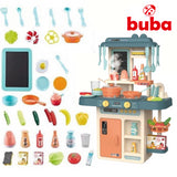 Детска Кухня Buba Home Kitchen, 42 Части, 889-167, Сива --- BebeMama