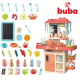 Детска Кухня Buba Home Kitchen, 42 Части, 889-168, Розова --- BebeMama