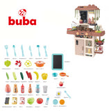 Детска Кухня Buba Home Kitchen, 42 Части, 889-188, Розова --- BebeMama