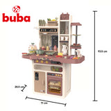 Детска Кухня Buba Modern Kitchen, 65 Части, 889-211, Сива --- BebeMama
