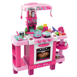 Детска кухня с реакция при докосване Buba 008-938 Розова --- BebeMama