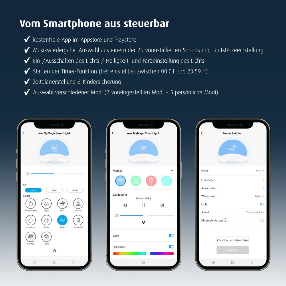 Детска Нощна Лампа Reer Mymagicsmartlight --- BebeMama